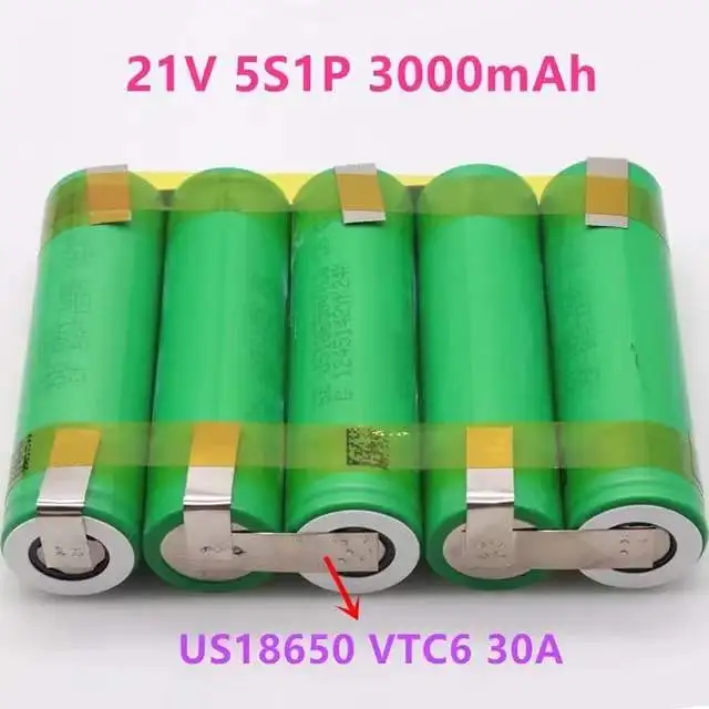 12 В 18650 VTC6 батерия 3000 ма 30 ампера за 12,6 В отвертка батерия заваряване, запояване ленти 3S1P 12,6 В отделението за единица (конфигуриране)2