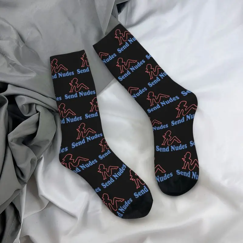 Harajuku Send Nudes жените Чорапи мъжки топли спортни баскетболни чорапи с 3D принтиране3