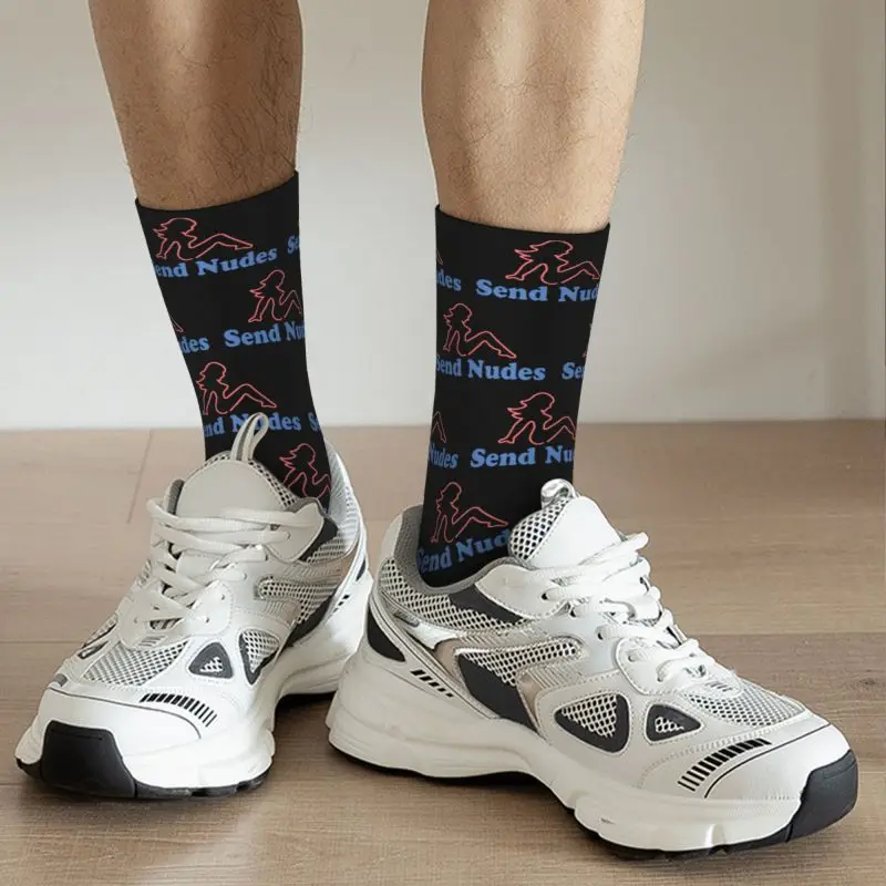 Harajuku Send Nudes жените Чорапи мъжки топли спортни баскетболни чорапи с 3D принтиране4