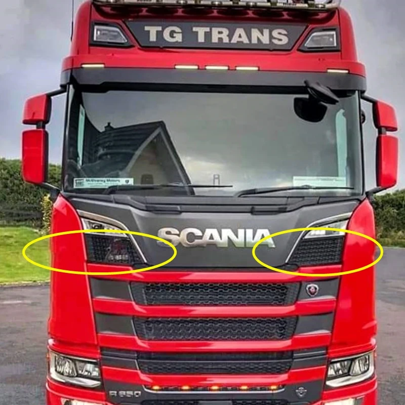 1 Чифт на Капак Капак капак украса Панел се Използва за камион Scania R650 G500 S730 S500 P500 Oem 2307655 LH 2307661 RH5