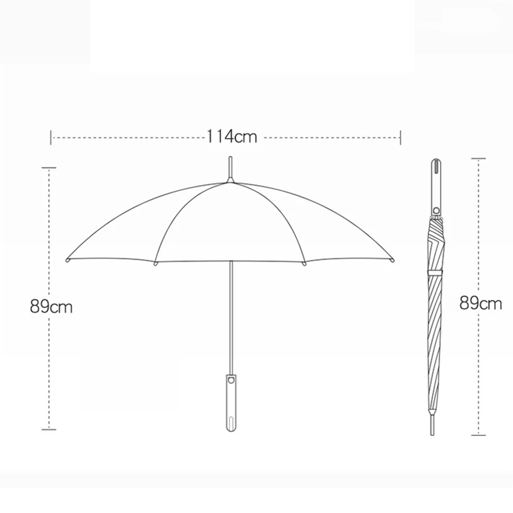 Нови чадъри от дъжд за голф, водоустойчив дълга дръжка за използване на открито, ветрозащитный двоен чадър от влакнести рамка, чадър за голф5