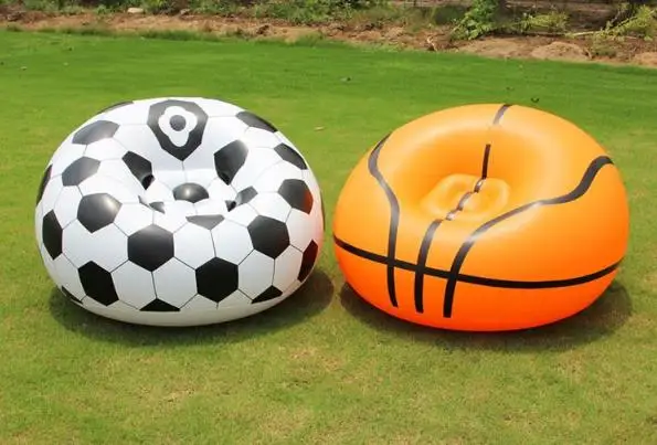 Надуваем футболен разтегателен футболна топка въздушно стол за почивка баскетболно дрънкалка шезлонг Градинска мебел градина Домашен офис4