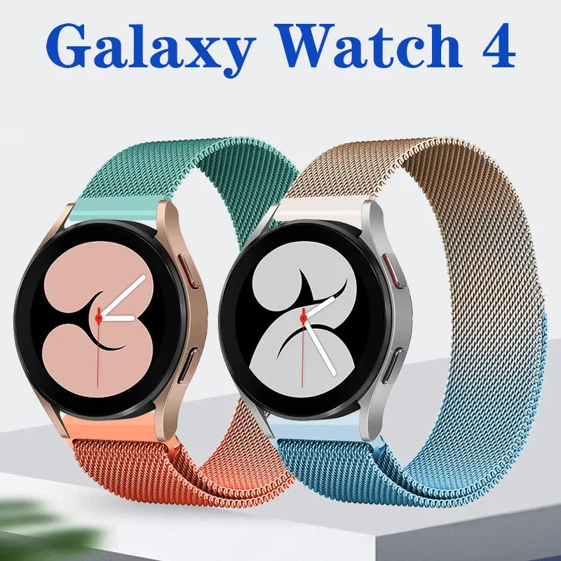 За Samsung Galaxy Watch 4 Classic 46 мм 42 мм/Watch 4 40 мм 44 мм/Активни 1/2/3 41 мм 45 мм Въжета 20 мм, 22 мм и Каишка с линия От неръждаема Стомана0