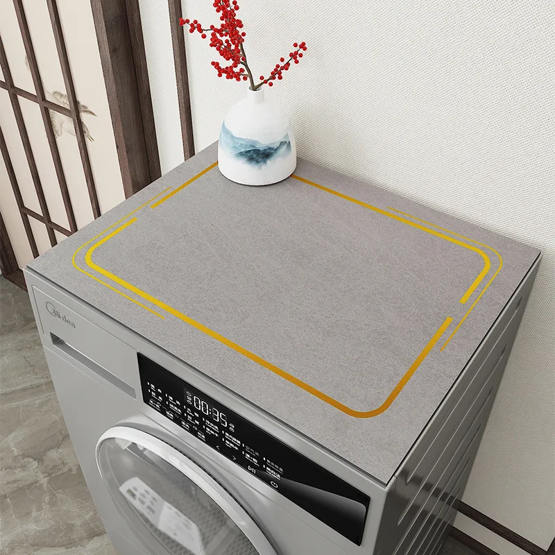 Автоматична барабанная перална машина прахоустойчив калъф Микровълнова хладилник Защитен прахоустойчив калъф Плат-Водоустойчив мат Върховете на седалките0