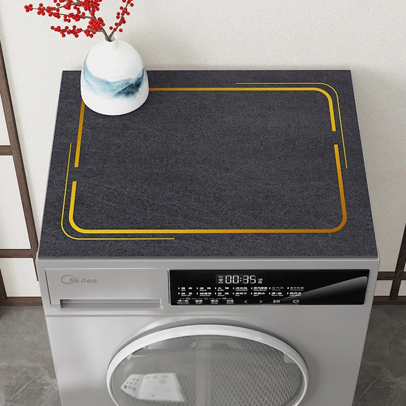 Автоматична барабанная перална машина прахоустойчив калъф Микровълнова хладилник Защитен прахоустойчив калъф Плат-Водоустойчив мат Върховете на седалките1