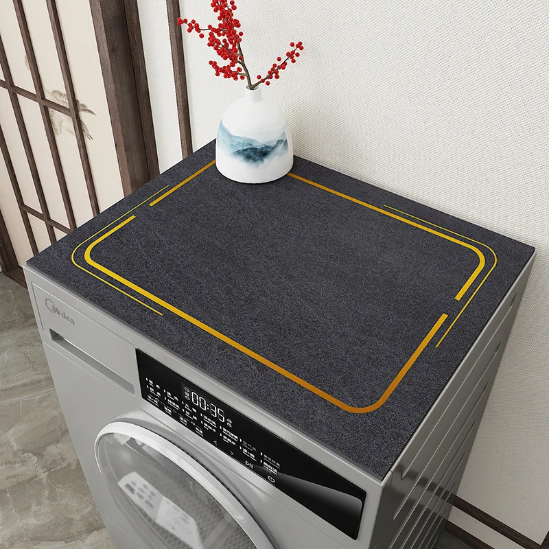 Автоматична барабанная перална машина прахоустойчив калъф Микровълнова хладилник Защитен прахоустойчив калъф Плат-Водоустойчив мат Върховете на седалките2
