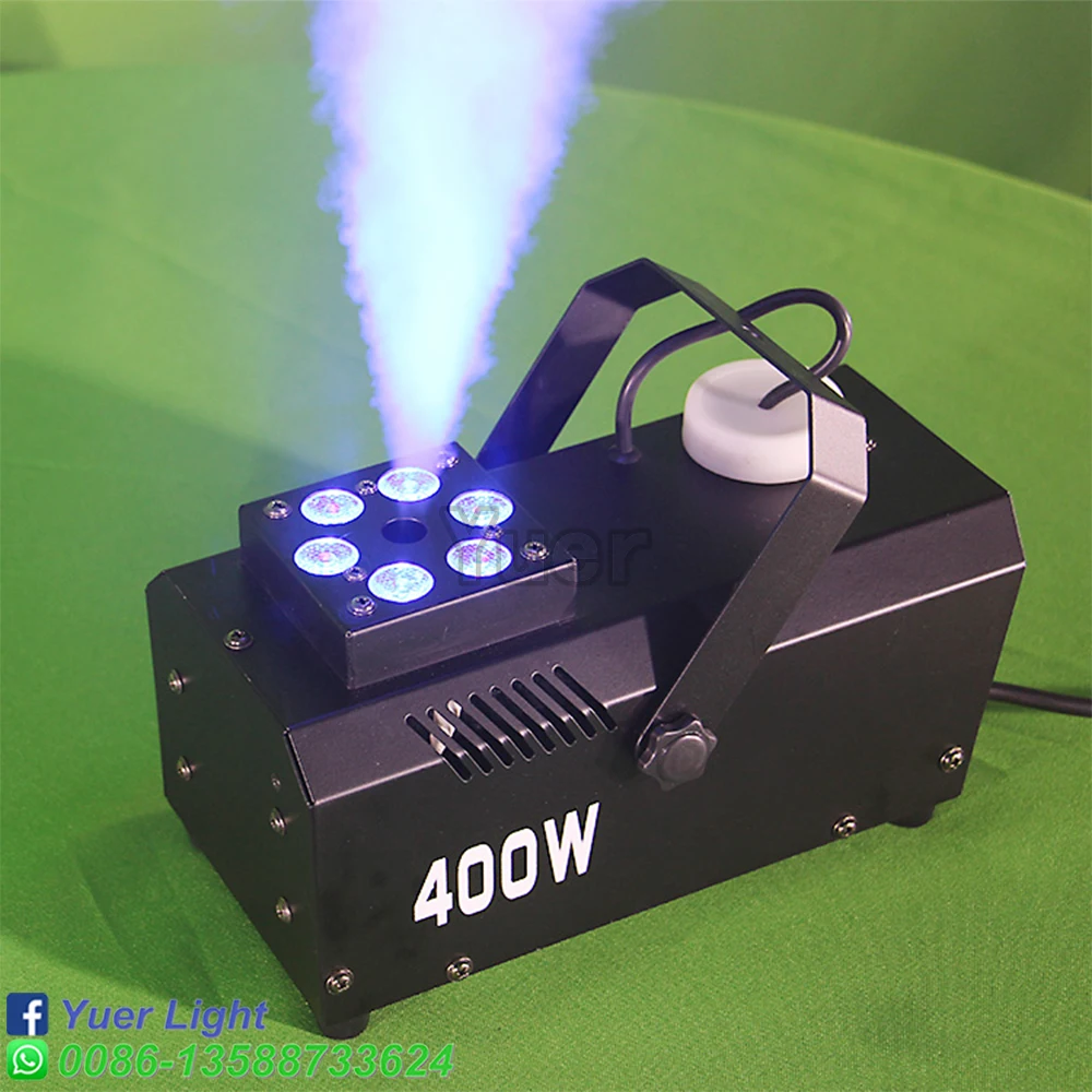 RGB 400 W димна машина етап ефекти малка специален ефект дим Безжично дистанционно управление за DJ диско-бара на музикални партита, сватби5