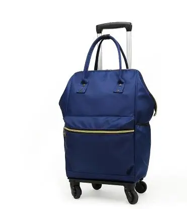 Дамски пътни чанти-колички, дамски чанти за количка, чанта за количка, чанта за ръчен багаж, чанта за количка, водоустойчиви дамски чанти-раници на колела0