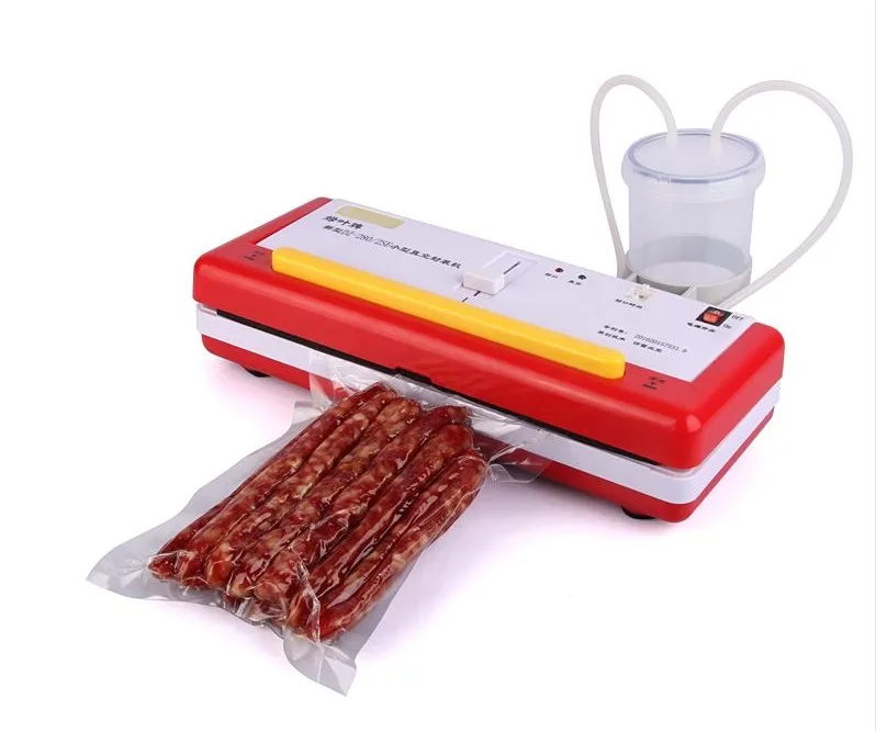 Вакуумно пакетираща машина за хранителни продукти може да бъде мокра и суха свежезамороженную опаковка за печене, уплътнителни пакети, устройства DZ-280/2SE0