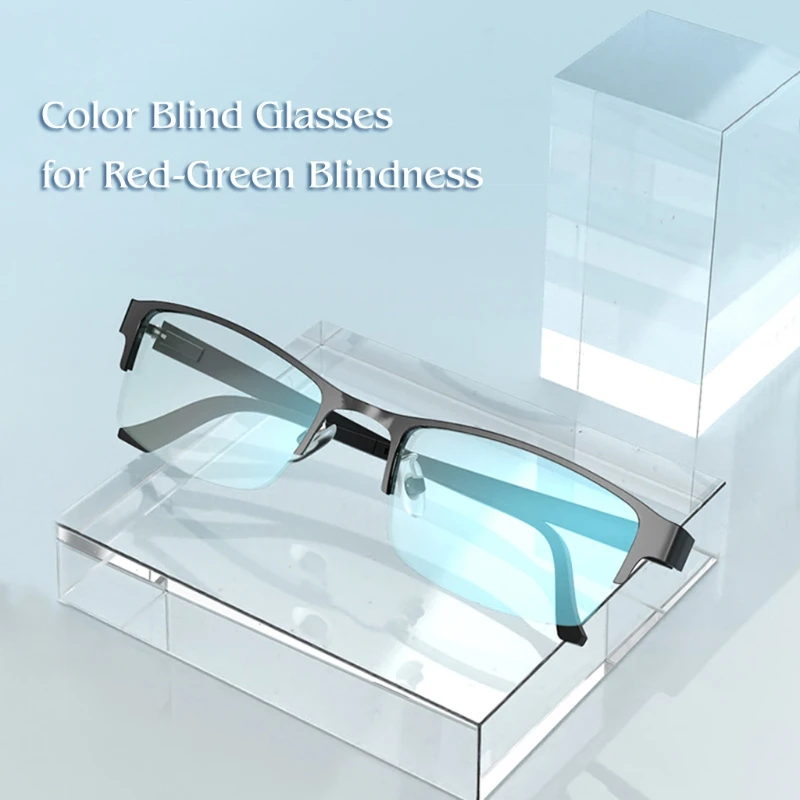 Очила за далтонизъм със защита от надраскване, червен, зелен, за мъже, очила за далтонизъм, за мъже /жени, за външна и вътрешна употреба1