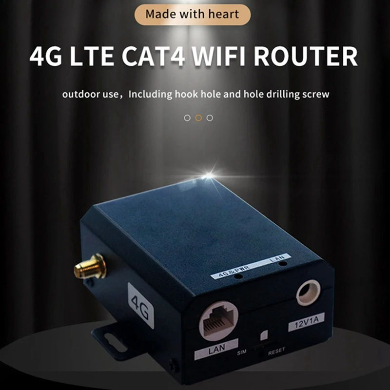 1 комплект H927 LTE 4G рутер е промишлен клас 150 Mbps външна антена, поддържа 16 потребителя WiFi4