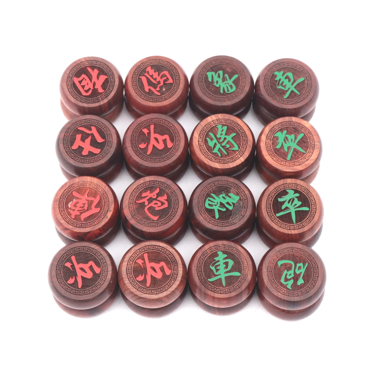 Xiangqi китайски шах, в комплект с полиуретанова дъска с фигури от палисандрово дърво, 1,9 инча5