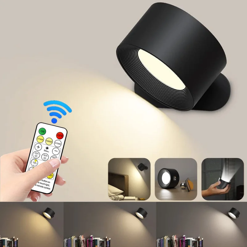 USB Акумулаторна батерия Led монтиран на стената Лампа С Докосване, Безжични Стенни Аплици, осветителни Тела За Спалнята, Кабинета, Лампи За Четене, осветление Стена1