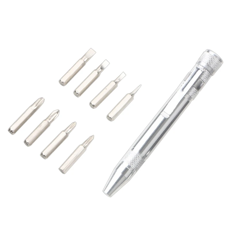 Удобен инструмент, 8 в 1 имат Магнитна отвертка отвертка под формата на писалка, лесно сменяеми отвертки, инструменти за ремонт със собствените си ръце1