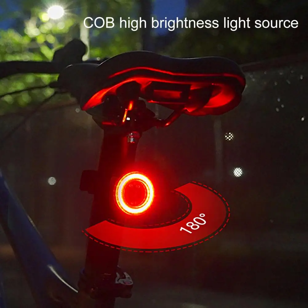 Задна светлина за велосипед MEROCA, интелигентен сензор за спиране, USB зареждане, IPX5, водоустойчив led задна светлина за велосипеди, Аксесоари за велосипеди3