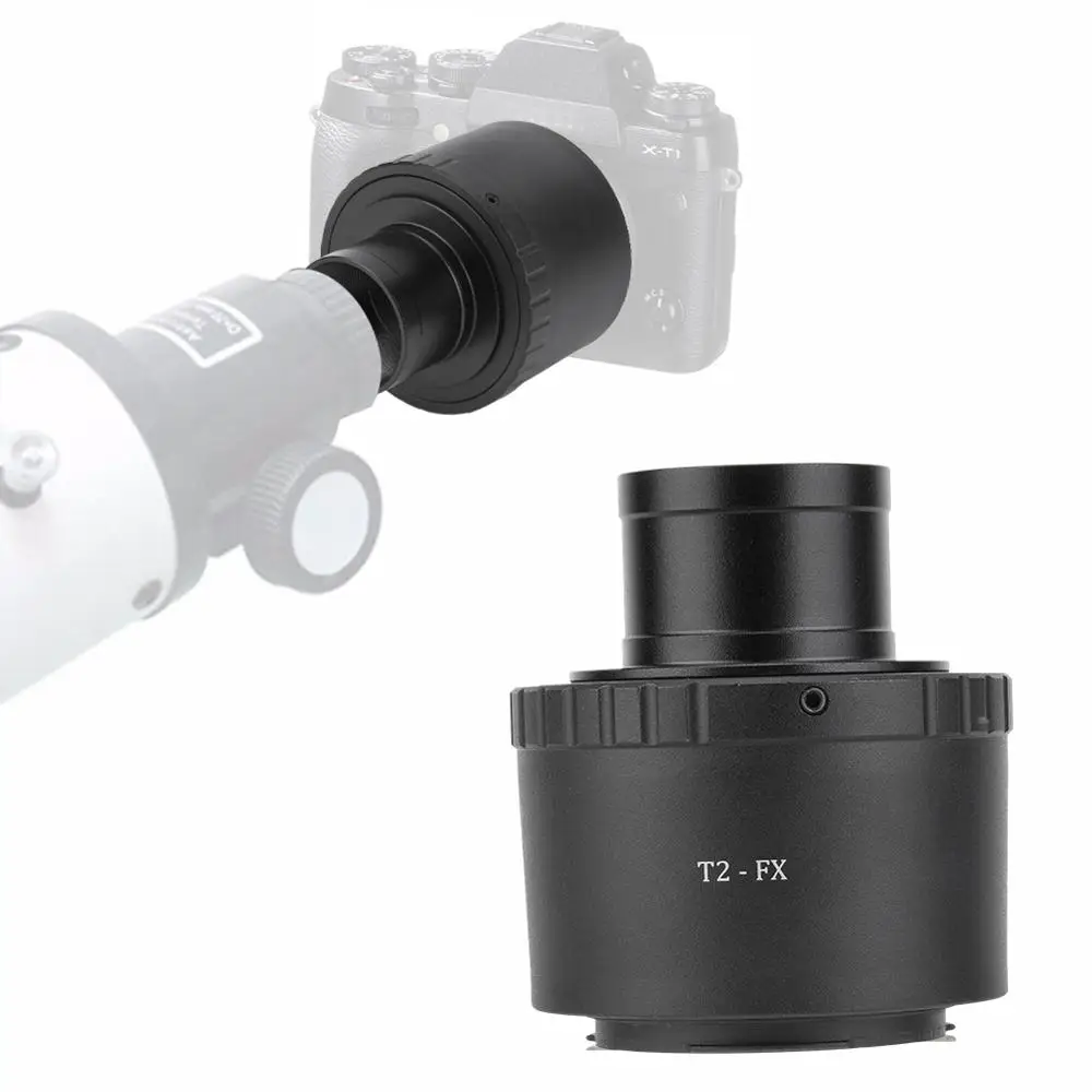 Обектив Адаптер от алуминиева сплав T2-FX 1,25 инчов телескоп за огледално-рефлексни фотоапарати Fujifilm FX Mount Преходни пръстен аксесоари за фотоапарати1
