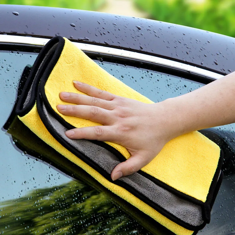 Висококачествено автомобилно кърпа от микрофибър за почистване на превозното средство, инструмент за изсушаване, кърпа за миене на колата, удебелена кърпа за почистване на автомобила, кърпа за миене на2