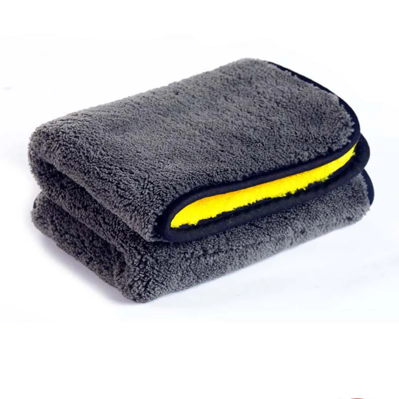 Висококачествено автомобилно кърпа от микрофибър за почистване на превозното средство, инструмент за изсушаване, кърпа за миене на колата, удебелена кърпа за почистване на автомобила, кърпа за миене на4