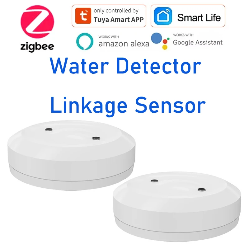 Sasha ZigBee Smart Life, свързани с наводнения, течове на вода, сензор за изтичане на информация, детектор за преливане, водоустойчива система за сигурност или защита на smart home0