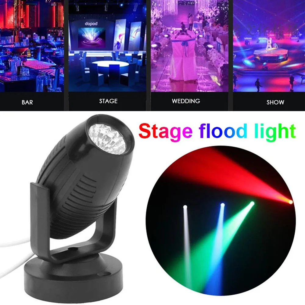 Осветление за сцената RGB LED DJ, дискотека, вечерни светлини, Звезден лазерен проектор, празничен ефект на осветяване на сцена, цветни led светлина0