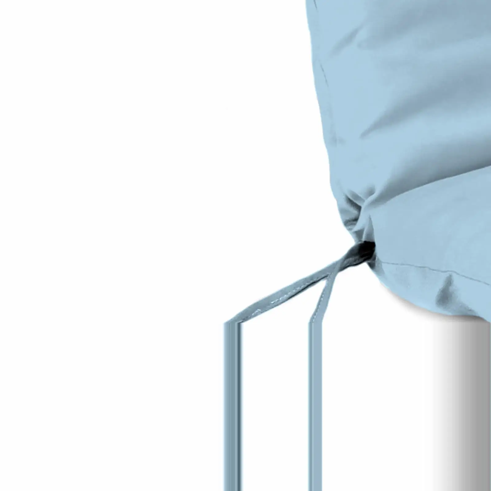 Йордания Производство Sunbrella 72 x 22 инча Правоъгълна възглавница за шезлонг на открито с завязками и линия за дрехи, закачалки5