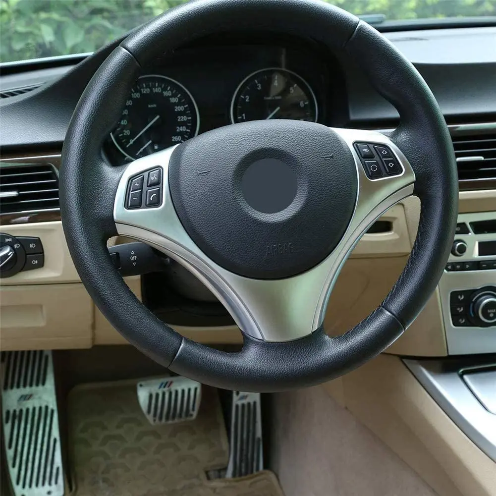 За BMW серия 3 (2005-2012 E90) Декоративни стикери на волана ABS-пластмаса2