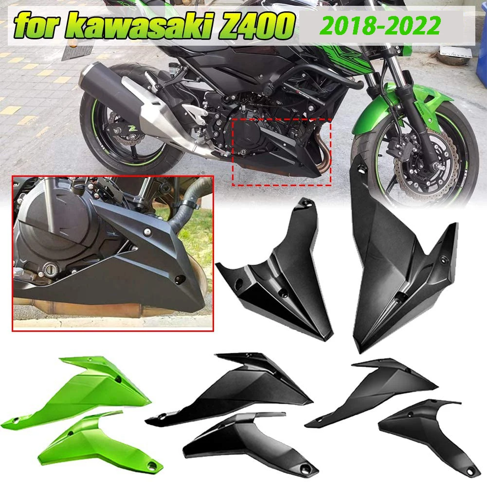 Резервни части за мотоциклети Коритото на Долния Спойлер на Двигателя Капак на Обтекател за KAWASAKI Z400 2018-2023 2020 2021 22 Z 400 Защита Кабина на Корема0
