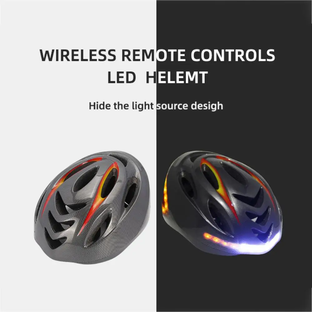 Умен велосипеден шлем с подсветка, която се презарежда чрез USB, умен велосипеден шлем с wi-fi волана сигнал, дистанционно управление на волана1