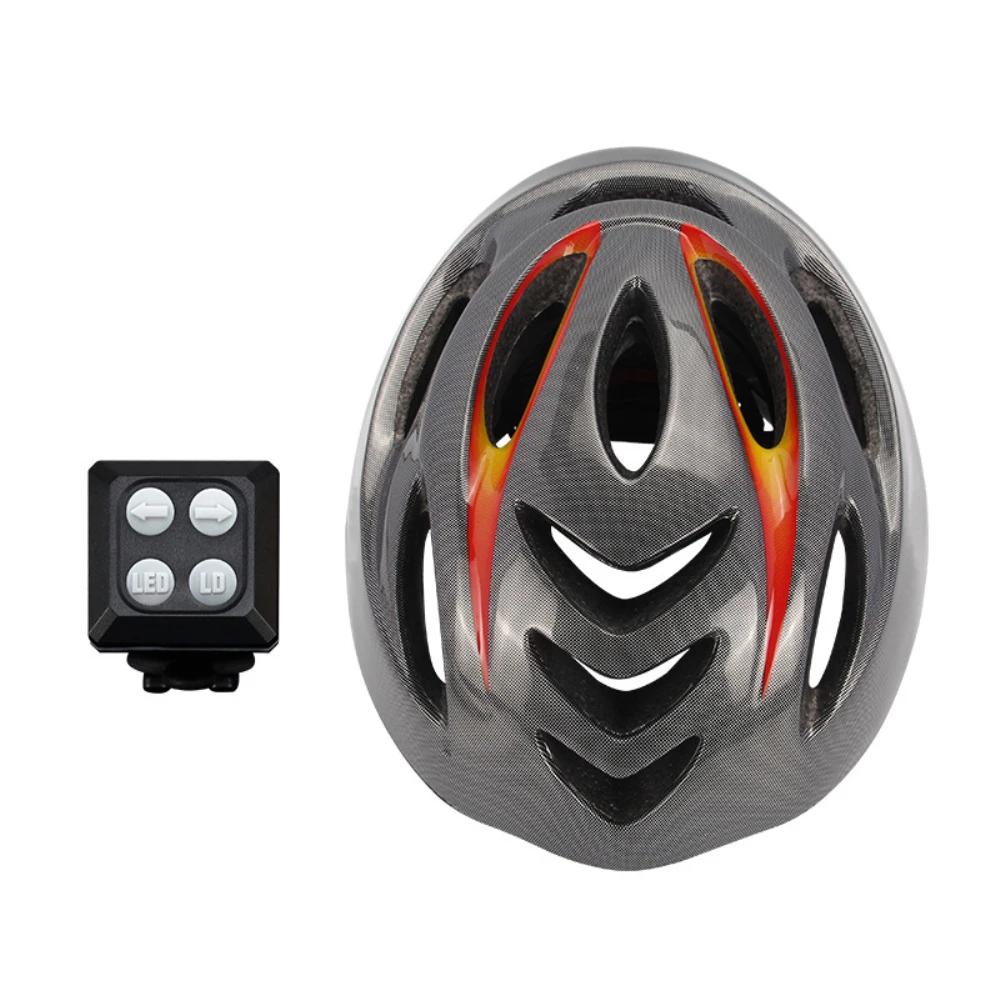 Умен велосипеден шлем с подсветка, която се презарежда чрез USB, умен велосипеден шлем с wi-fi волана сигнал, дистанционно управление на волана3