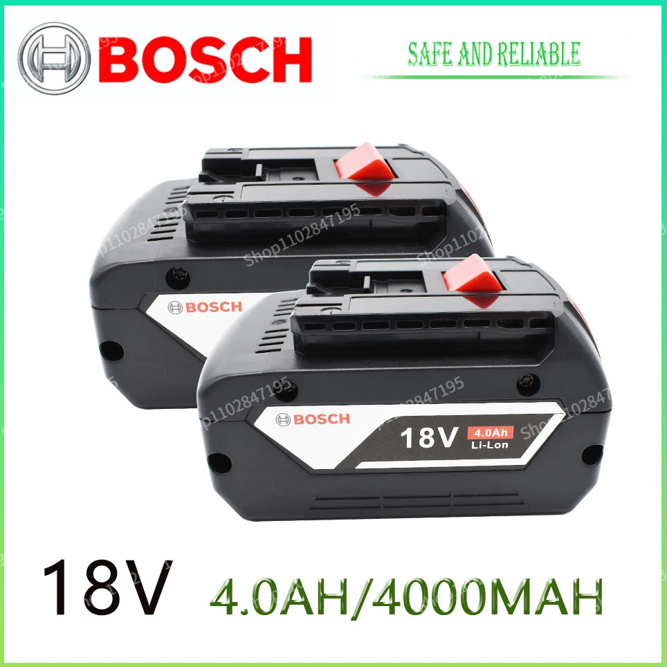 18V 4.0 AH 100% нова оригинална акумулаторна литиево-йонна батерия за Bosch 18V Резервна батерия Преносима подмяна на BAT609 BAT6180