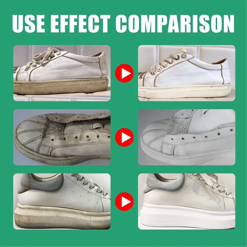 100 мл течен препарат за почистване на бели обувки, средство за избелване на полироли, препарат за почистване на обувки за ежедневни обувки4