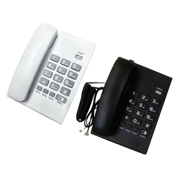 Стационарни телефони, стационарен телефон с голям бутон за офиса, хотела, дома, баня X3UF