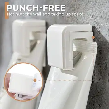 Многофункционален държач за съхранение в баня, държач за четка за зъби, монтиран на стената рафтове за съхранение, комплект аксесоари за баня, сокоизстисквачка
