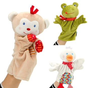 Сладки бебешки играчки, ръчните кукли, меки забавни играчки за деца за рожден ден, куклено представа за деца, играчки патица-жаба, подаръци за бебето