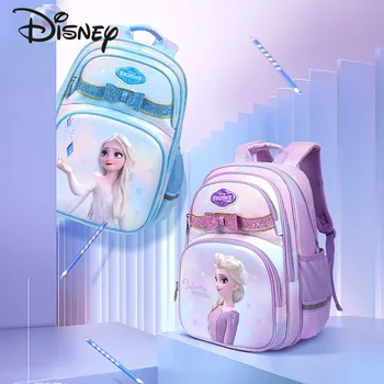 Нов училищен раница Disney за момичета, Модерен Висококачествен Ученическа раница с Голям Капацитет, Cartoony Лека Жена раница