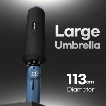Нов, напълно автоматичен чадър блокиращ ултравиолетовите лъчи, голям сгъваем чадър от слънцето за мъже и жени, чадър от слънцето, ветрозащитный здрав