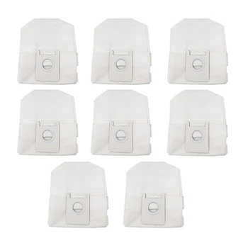 8 Опаковки Подмяна на торбичката за прах за Xiaomi Roidmi Робот-подметальщик EVE Plus прахосмукачка Попълване на резервни части и аксесоар