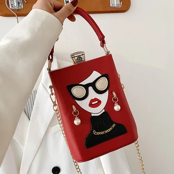Модни чанти за жени 2023, нова луксозна дизайнерска чанта, висококачествена кожена верижка за партита, индивидуалност, сладка женствена чанта през рамо