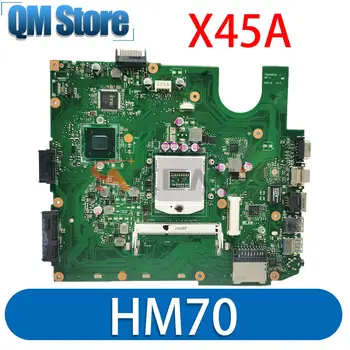 За дънната платка на лаптоп ASUS X45A X45 дънната платка, 100% тест на ред HM70