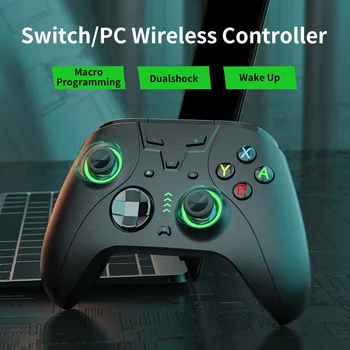 Луксозен безжичен контролер за Nintendo Switch/Oled PC Вибрация 6-аксиален джойстик геймпад за Nintendo Switch Аксесоари