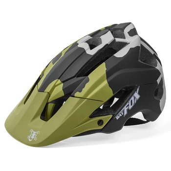Велосипеден шлем BATFOX МТБ, Нов мъжки велосипеден шлем с Високо качество capacete ciclismo, Чели 