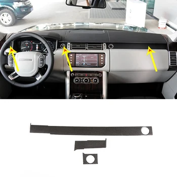 Автоматично централно управление на Декоративна ивица Защитно фолио от истинско въглеродни влакна за Range Rover Sport 2014-2020 RHD автомобилни аксесоари