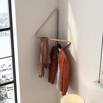 Ъглова закачалка минималистичен дизайн дизайнерска закачалка за дрехи палто декоративни стенни мебели за баня от креативната