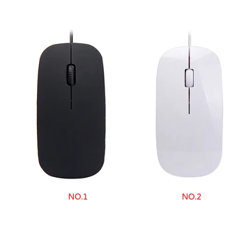 Мишка, кабелна, мини-тънка, по-точно позициониране, компютърни мишки, удобни компютри, подходящи за подарък, игра, работния кабинет