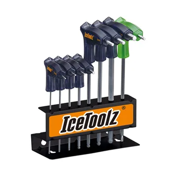 IceToolz 7M85 Набор от гаечных ключове с двойна глава/под Наем 2x2,5x3x4x5x6x8 мм с шестигранным ключ Т-25 Torx Key Tool Комплекти от Инструменти за ремонт на Велосипеди, Магазин за Велосипедни инструменти
