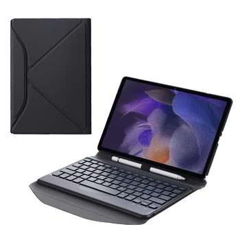 Безжична Магнитна Клавиатура Калъф за таблет Fundas Samsung Galaxy Tab A 8 A8 10,5 2021x205x200 Калъф-Поставка от Изкуствена Кожа във формата на Миди