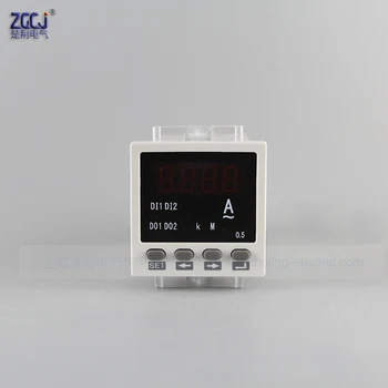 48x48x84 мм, монофазни измерване на променлив ток, цифров измерител на ток, интелигентен led монитор ток, м ампера ac, сервоусилвател на