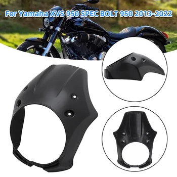 За Yamaha XVS 950 SPEC БОЛТ 950 2013-2022 Обтекател Фарове Мотоциклет Матово Черно ABS Предната Вятърна Делото Аксесоари
