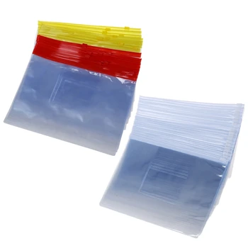 40 бр. пластмасови торбички с цип, държач за файлове с формат А5