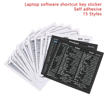 Стикер с комбинация от клавиши за Windows за PC Стикер с надпис софтуер за настолни КОМПЮТРИ за преносими компютри